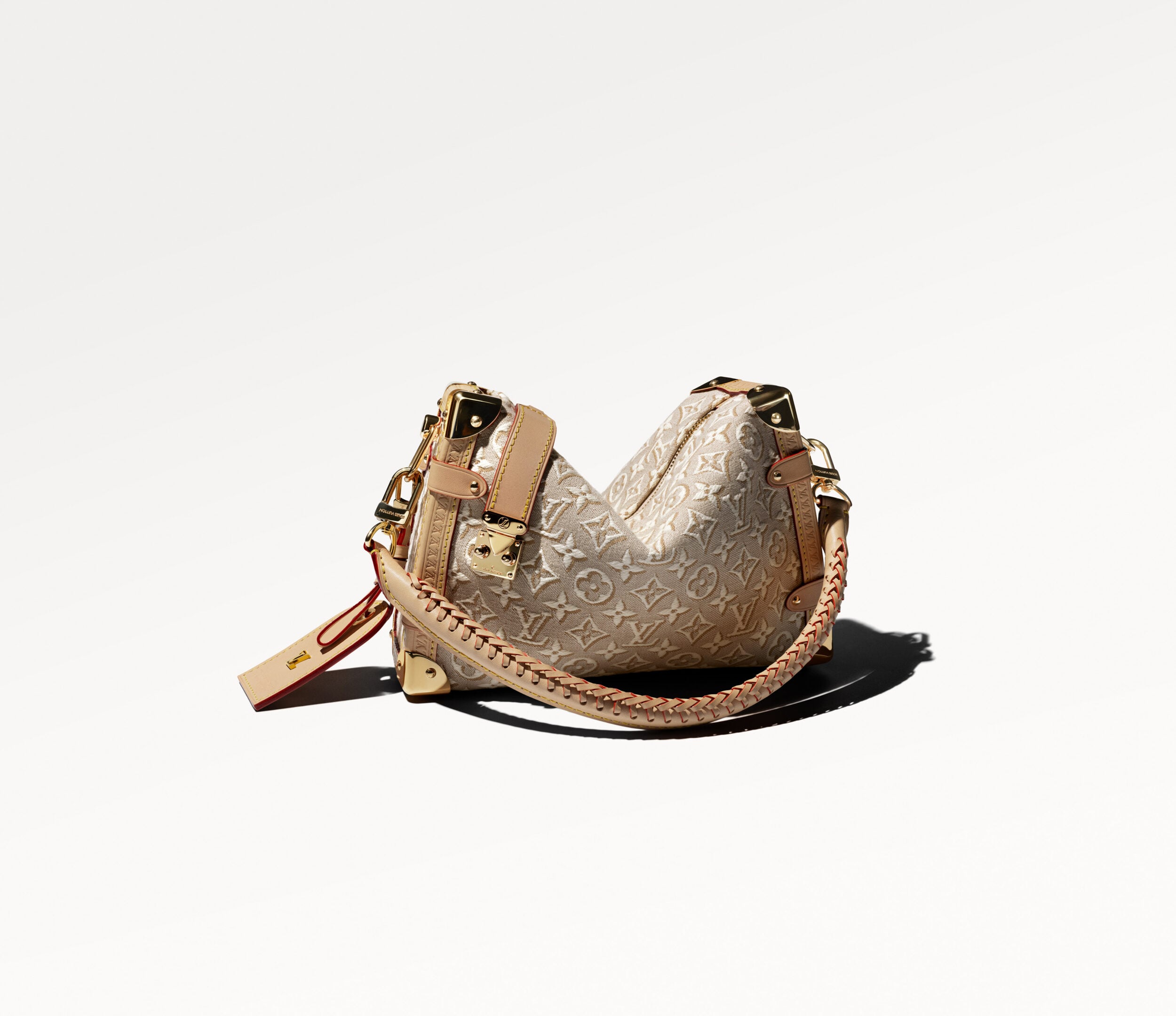 The 130-year-old LV monogram gets a new texture - And a ribbon-pink debut