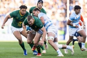 Springbok hooker Johan Grobbelaar v Argentina