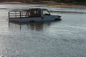 Stolen Land Cruiser abandoned in river Limpopo farm kidnapping