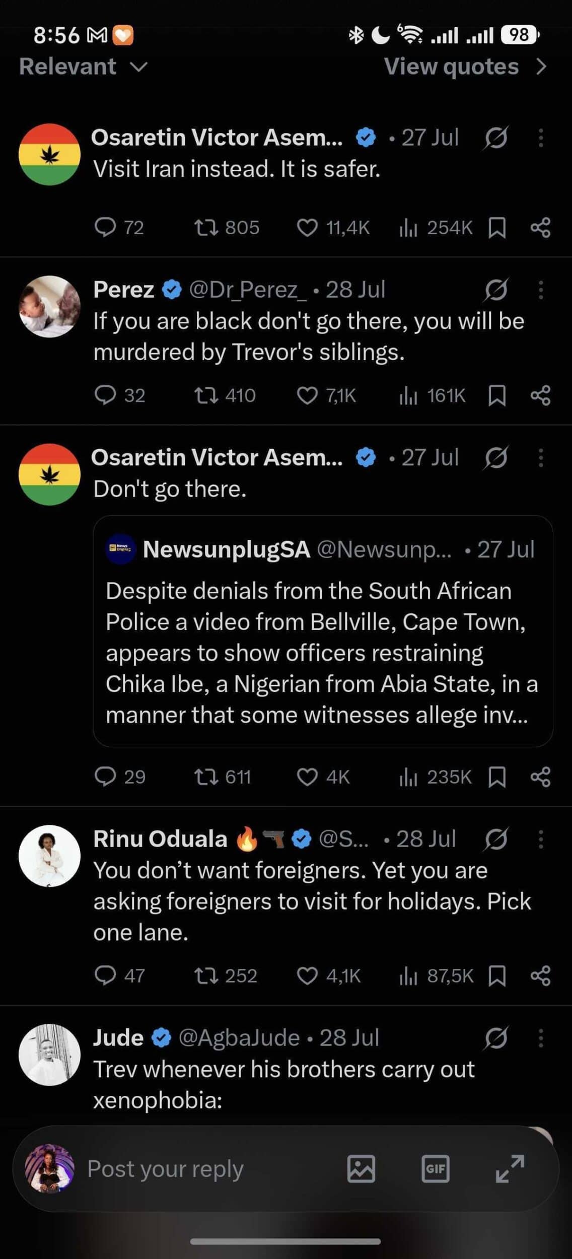 Trevor Noah's SA tourism ad sparks Community Notes war as critics cite xenophobia,