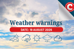 Weather forecast for 19 August 2026