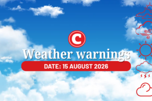 Weather forecast for 15 August 2026