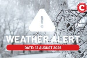 Weather forecast 12 August 2026