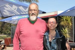 Wilro Park residents Tony Helfrich and Nicole Mac Hattie.