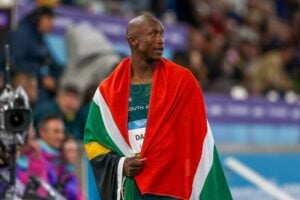 Sinesipho Dambile at the Commonwealth Games