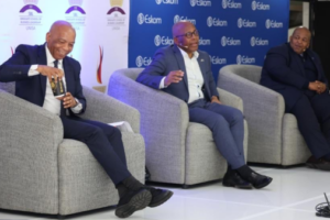 It is unclear how Electricity Minister Kgosientsho Ramokgopa (left), seen with Eskom chair Mteto Nyati and Eskom CEO Dan Marokane, plans to ‘fix the problem’.
