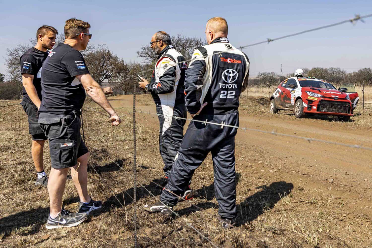Try as we may, there was no way to get our TGRSA GR Yaris repaired on the fly. Picture: Stefan van Niekerk