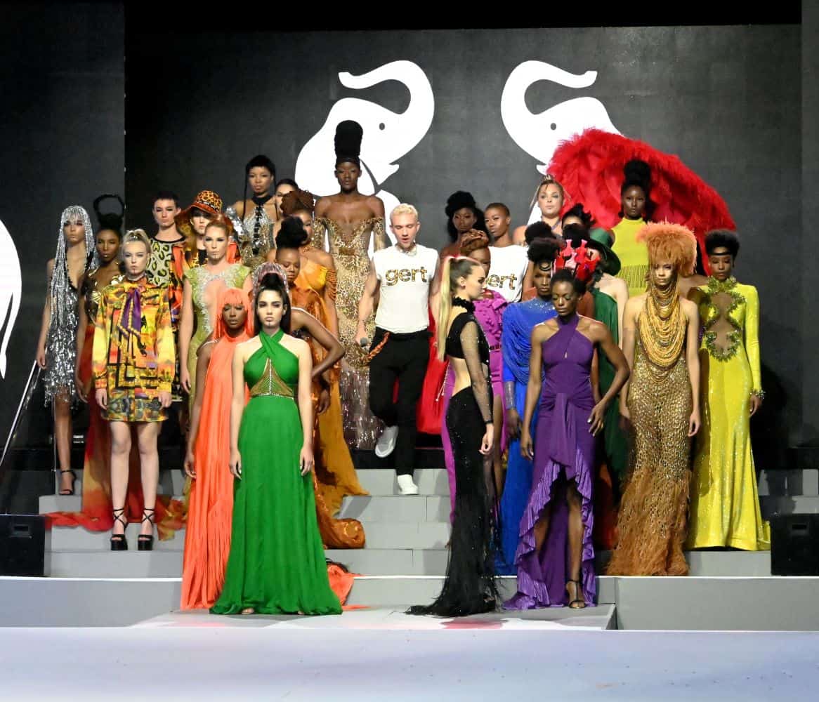 Gert-Johan Coetzee Fashion Show during Red VIP Aide Memoire at Vodacom World on September 30, 2022 in Midrand, Johannesburg. Picture: Gallo Images/Oupa Bopape