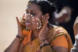 the Theemithi fire-walking ceremony