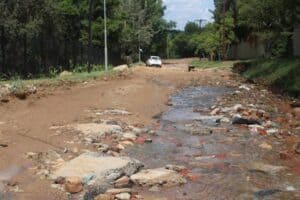 Deep potholes and deteriorating gravel made State Road difficult to navigate earlier this year.