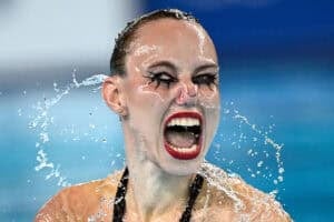 Neutral Athlete artistic swimmer Vasilina Khandoshka