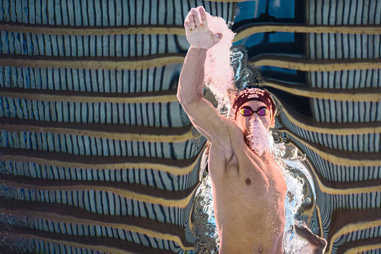 Spain's swimmer Luca Hoek Le Guenedal competes during the final of the men's 100m freestyle swimming event during the LEN European Aquatics Championships at the Olympic Aquatic Centre in Saint-Denis, northern suburbs of Paris, on August 12, 2026. (Photo by Sébastien BOZON / AFP)