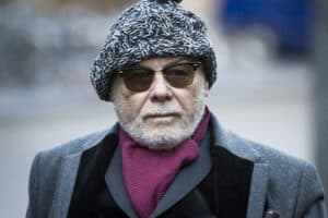 Gary Glitter, real name Paul Gadd, arrives at Southwark Crown Court on January 13, 2015 in London, England. The former glam rock star is charged with several historic sex offences against young girls. (Photo by Rob Stothard/Getty Images)