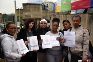 Reiverlea resident, Arlen Humphries (c) pose for a photograph with the rest with certificates from Westbury/Sophia Town at the Gauteng Provincial Government campaign at The People's Park in Johannesburg, 29 September 2026, The provincial government's launch of the Vul'amathuba Campaign, 'festival of opportunities' designed to bring jobs, skills training, funding, and micro-business networks directly to the public. Picture: Nigel Sibanda/The Citizen