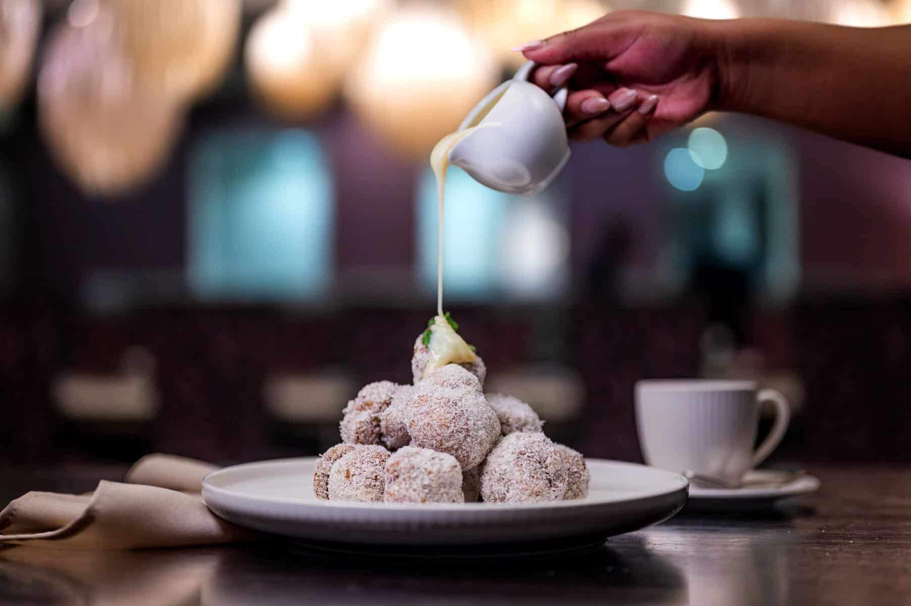 Salted condensed milk and cardamom koe'sisters. Picture: Supplied