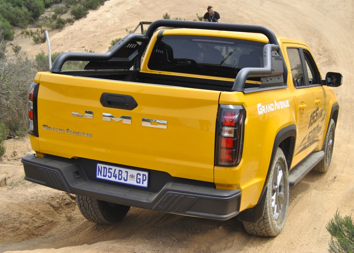 Driving JMC's new Grand Avenue in South Africa