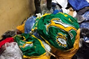 Fake Springbok merchandise worth R1.5m seized in Joburg ahead of All Blacks clash