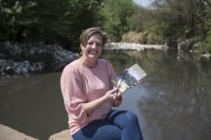 From trash to treasure: Eco-activist turns Hennops River polystyrene into a paint innovation