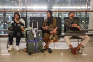 Jakarta airport extends closure after volcano eruption