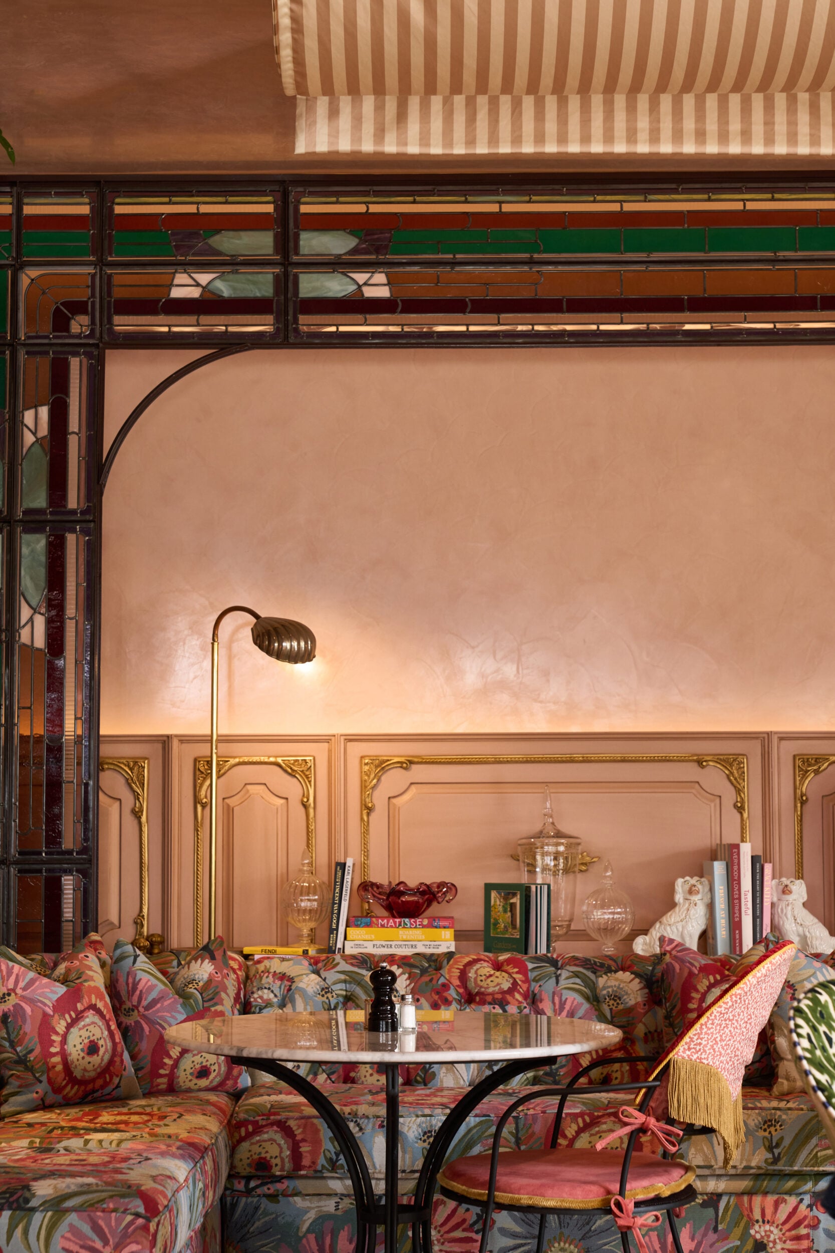 Le Parc Polofields interpretation on booth-style seating. Picture: Supplied, tashas Group.