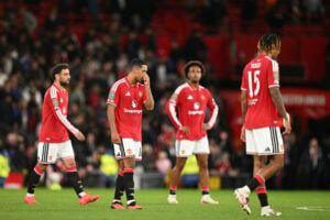 Carrick takes the blame as troubled Man United suffer League Cup misery