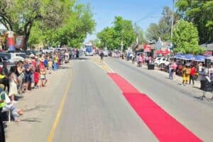 The red carpet rolled out for Parys' local heroes.