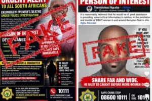 Police warn public not to circulate fake suspect photos