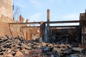 Search and rescue dog finds human remains in Bloemfontein CBD building fire rubble
