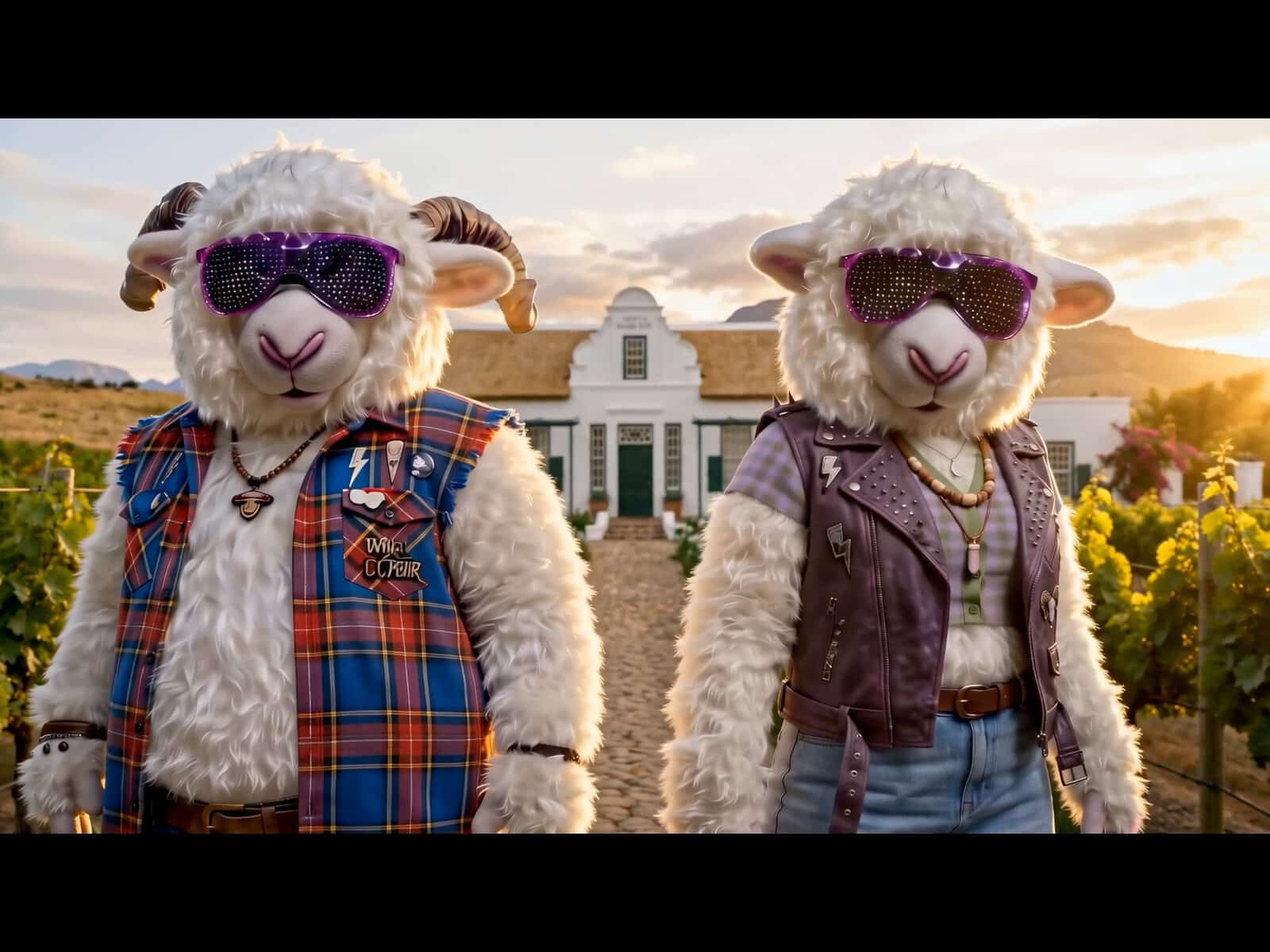 Sheep on The Masked Singer SA. Picture: Supplied