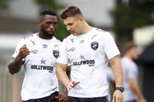 Siya Kolisi and André Esterhuizen