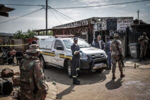 South Africa mass shooting West Rand tavern police intelligence