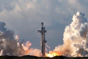 SpaceX puts Starship megarocket in orbit for first time