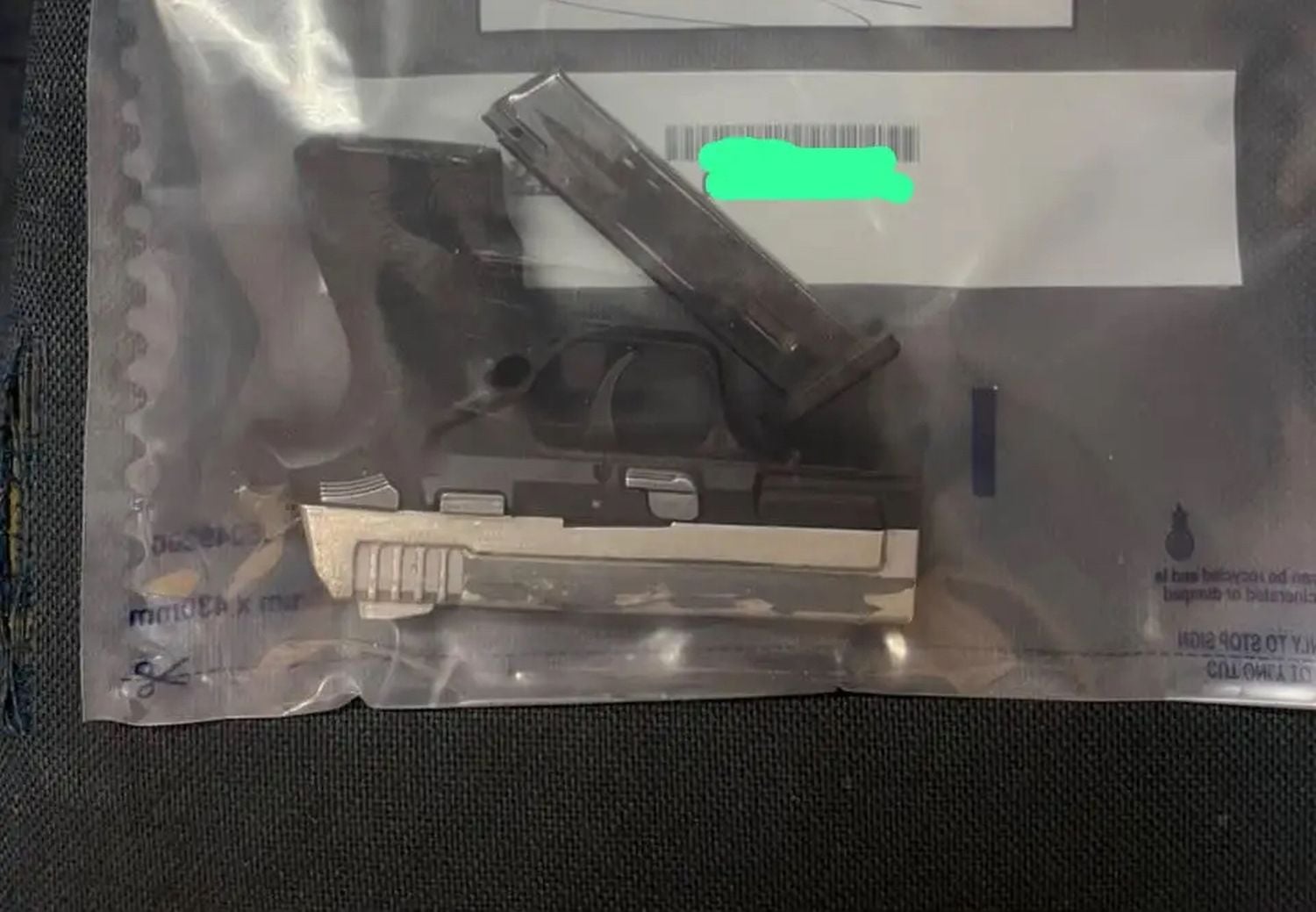 Unlawful firearm