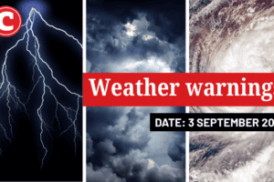 Weather forecast for 3 September 2026