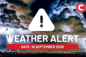 Weather forecast 18 September 2026