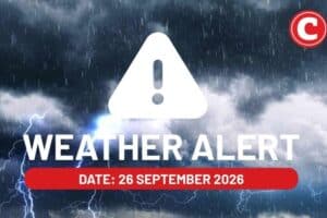 Weather forecast 26 September 2026