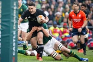 All Blacks wing Will Jordan three tries against Springboks