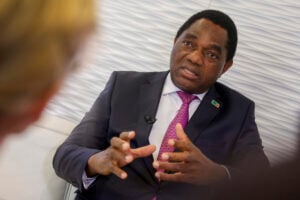 Zambia's Hichilema sworn in for a second term
