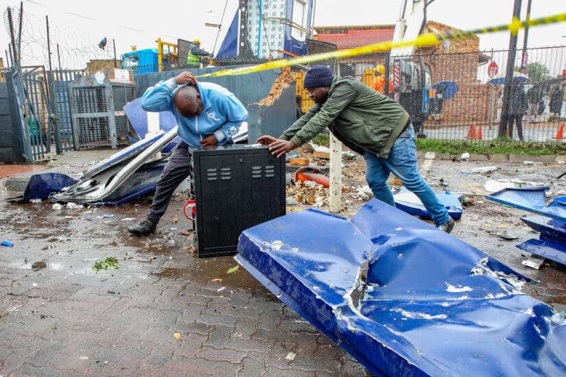ATM Bombing Strike Engen Garage In Meadowlands Zone 2