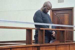 The 23-year-old scholar transport driver, Ayanda Dludla, in the Vanderbijlpark Magistrate's Court.