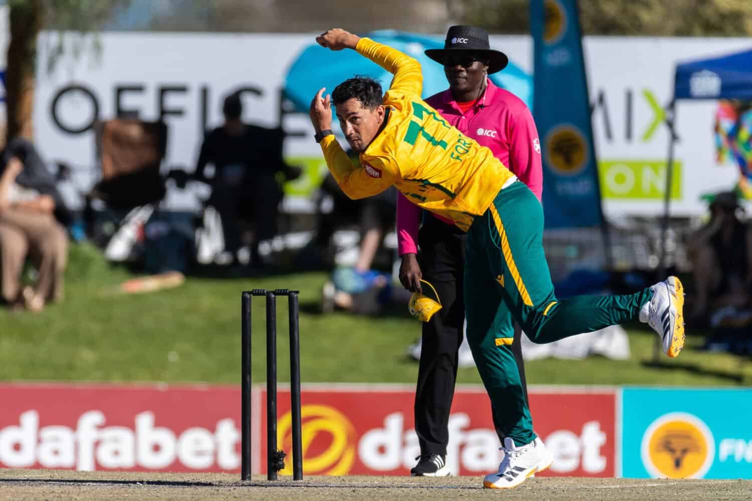 Proteas player Bjorn Fortuin