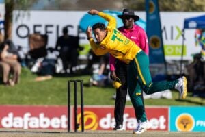 Proteas bowler Bjorn Fortuin