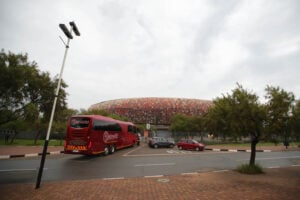 FNB Stadium. slightly overcast