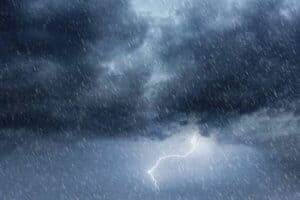 Weather service warns of severe thunderstorms in two provinces on Friday