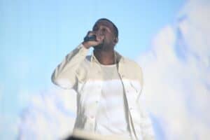 Kanye West performing at The Dome on February 2, 2013, in Johannesburg, South Africa. (Photo by Gallo Images / Sowetan / Mohau Mofokeng)