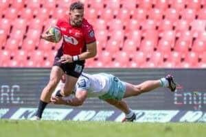 Lions fullback Boeta Chamberlain
