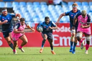 Bulls wing Cheswill Jooste v Stade Français