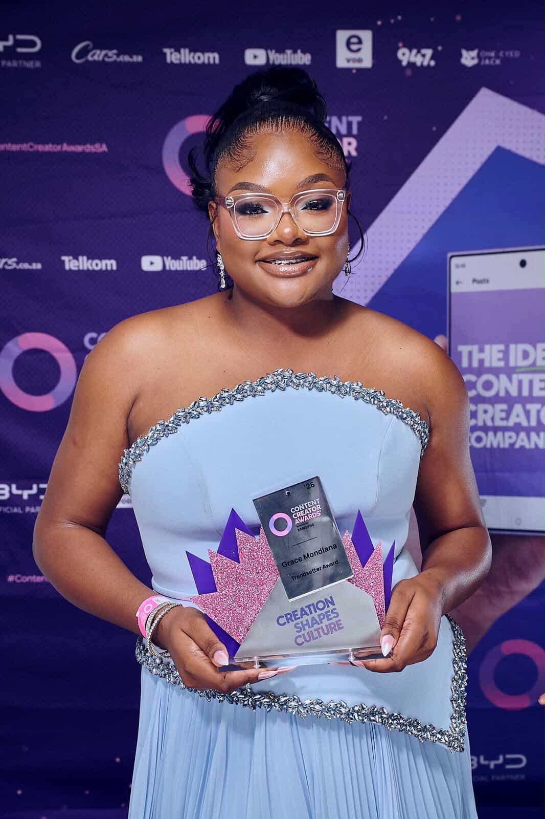 Grace Mondlana Content Creator Awards 2026 recap