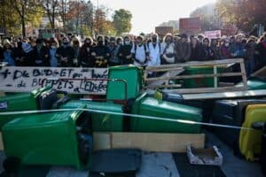High school pupils turn out for new protests across France