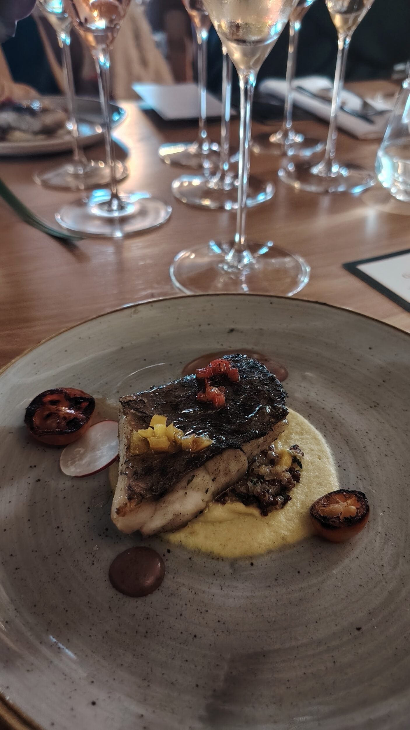 Graham Beck's first English sparkling wine launches in South Africa at R1 200 a bottle. We tasted it alongside a Chef Wandile pairing lunch at The Carnelian, Fourways.